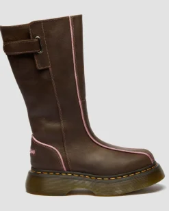 Buzz Hi Wyoming Leder Stiefel in Dunkelbraun