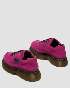 BUZZ 5-ÖSEN MILLED NUBUCK SCHUHE in Pink