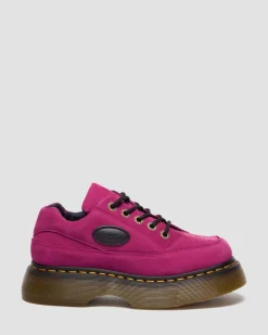 BUZZ 5-ÖSEN MILLED NUBUCK SCHUHE in Pink