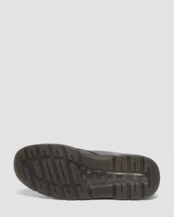 Crewson Chukka Leder Schnürstiefel in Black