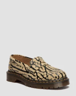 Delapre Wildleder Loafer in Teak Braun & Schwarz