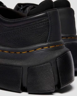 DMXL MARY JANE LEDER SCHUHE in Schwarz