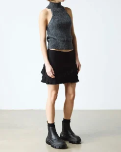 Dmxl Zip Leder Chelsea Boots in Schwarz