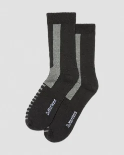 Double Doc Bio Baumwollsocken in Kohle