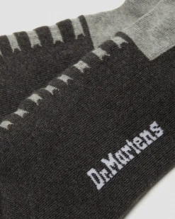 Double Doc Bio Baumwollsocken in Kohle