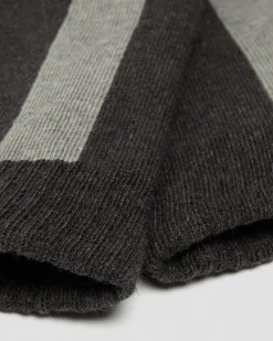 Double Doc Bio Baumwollsocken in Kohle