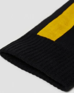 Double Doc Bio Baumwollsocken in Schwarz