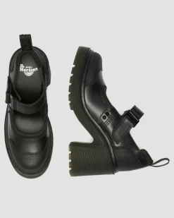 Eviee Tech Strap Mary Jane Absatzschuhe in Schwarz