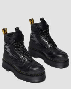 EXOSHIELD XX01 Lederstiefel mit Stahlkappe in Schwarz