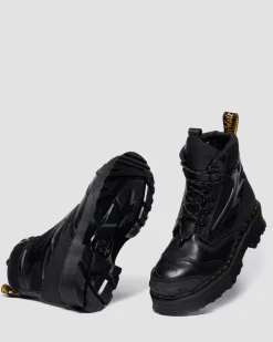 EXOSHIELD XX01 Lederstiefel mit Stahlkappe in Schwarz