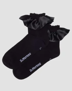 Frill Socken aus Bio-Baumwolle in Schwarz