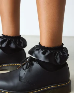 Frill Socken aus Bio-Baumwolle in Schwarz