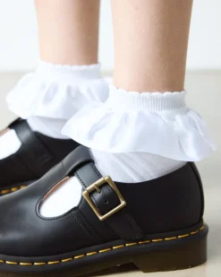 Frill Socken aus Bio-Baumwolle in Weiß
