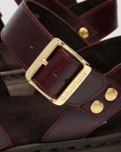 Gryphon Atlas Leder Gladiatorsandalen in Charro