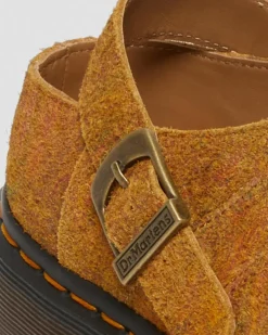 Isham Marbled Wildleder Slingback Mules in Brown