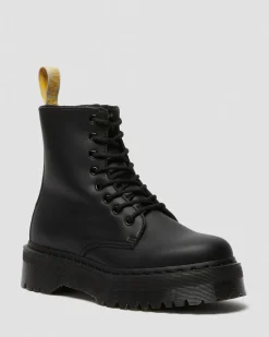 Jadon II Mono Vegan Plateaustiefel in Schwarz