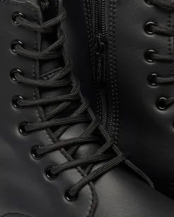 Jadon II Mono Vegan Plateaustiefel in Schwarz