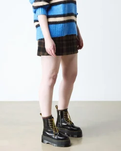 Jadon Max Buttero Leder Plateaustiefel in Schwarz