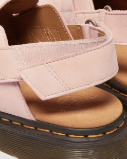Jorge Ii Nubuck Leder Mules in Puderrosa