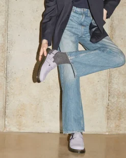 Jorge II Wildleder Mules in Lila