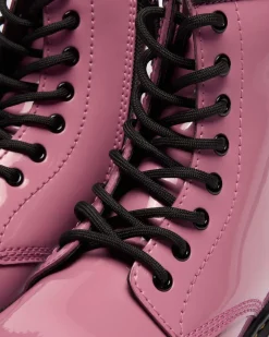 Junior 1460 Patent Lamper Leder Stiefel in Dms Pink