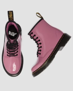 Junior 1460 Patent Lamper Leder Stiefel in Dms Pink