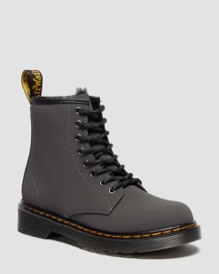 JUNIOR 1460 SERENA STIEFEL MIT KUNSTFELLFUTTER in Grau