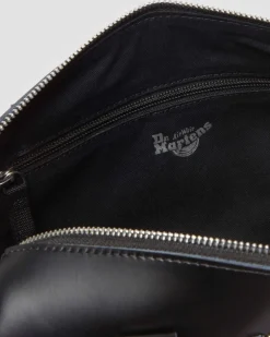 Kiev Leder Top Handle Tasche in Schwarz