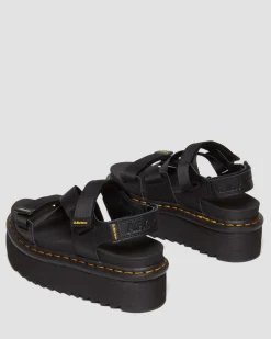 Kimber II Logo Webbing Sandalen in Schwarz