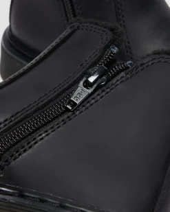 Kinder 2976 Leonore Chelsea Boots mit Kunstfellfutter in Schwarz