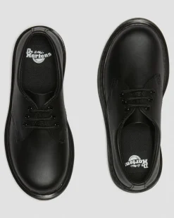 Kinder 1461 Mono Softy T Lederschuhe in Schwarz