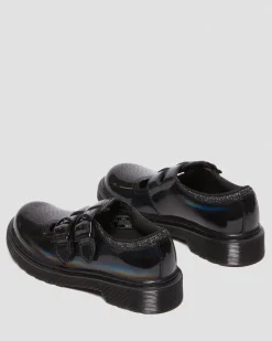 Kinder 8065 Rainbow Mary Jane Schuhe in Schwarz