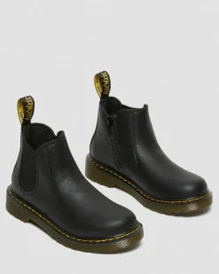 Kinder 2976 Softy T Leder Chelsea Boots in Schwarz