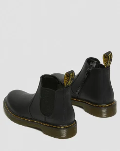 Kinder 2976 Softy T Leder Chelsea Boots in Schwarz