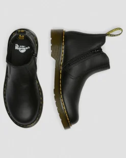 Kinder 2976 Softy T Leder Chelsea Boots in Schwarz