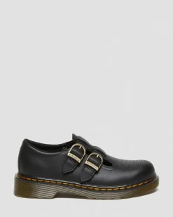 Kinder 8065 Softy T Leder Mary Jane Schuhe in Schwarz