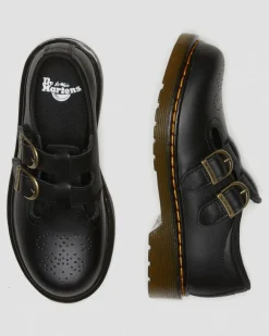 Kinder 8065 Softy T Leder Mary Jane Schuhe in Schwarz