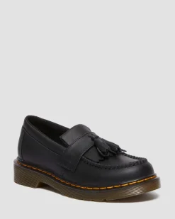 Kinder Adrian Leder Loafer in Schwarz