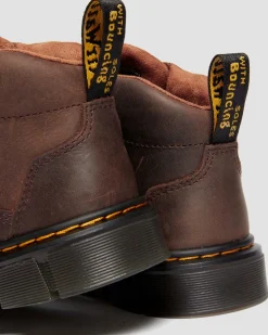Kinder Raffe Easy-On Leder Stiefel in Dunkelbraun