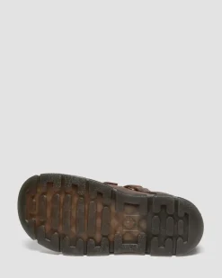 Kinder Raffe Easy-On Leder Stiefel in Dunkelbraun