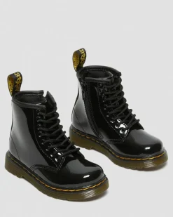 Kleinkind 1460 Lacklederstiefel in Schwarz