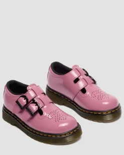 Kleinkind 8065 Mary Jane Patent Lamper Leder Schuhe in Dms Pink