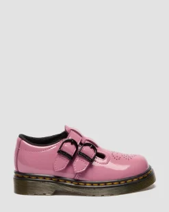 Kleinkind 8065 Mary Jane Patent Lamper Leder Schuhe in Dms Pink