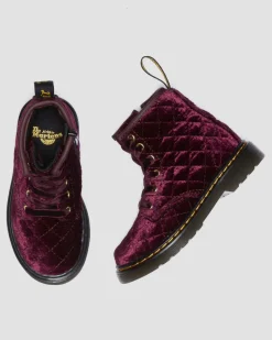 Kleinkind 1460 Samt Schnürstiefel