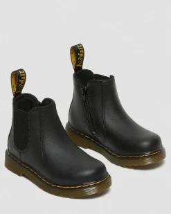 Kleinkind 2976 Softy T Leder Chelsea Boots in Schwarz