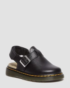 Kleinkind Jorgie Leder Mules in Schwarz