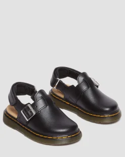 Kleinkind Jorgie Leder Mules in Schwarz