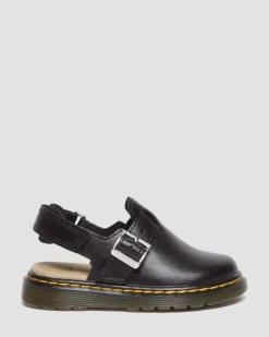 Kleinkind Jorgie Leder Mules in Schwarz