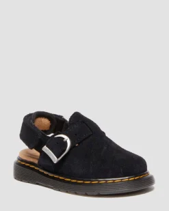 Kleinkind Jorgie Wildleder Mules in Schwarz