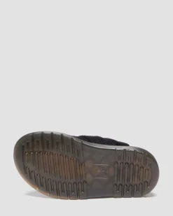 Kleinkind Jorgie Wildleder Mules in Schwarz
